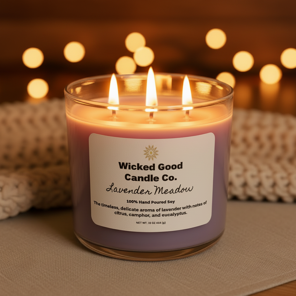 Wicked Good 16 oz Triple Wick Hand-Poured Soy Candle