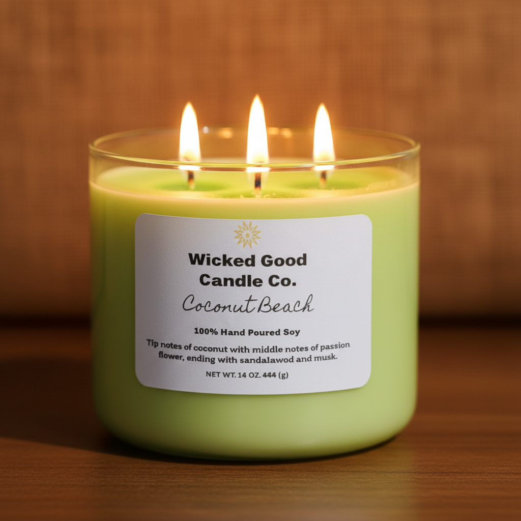 Wicked Good 16 oz Triple Wick Hand-Poured Soy Candle