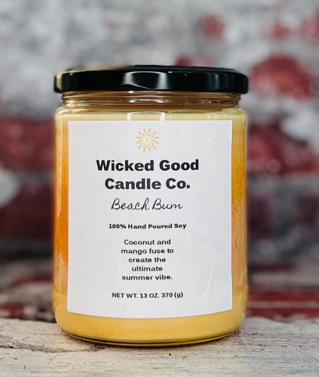 13 oz Single Wick Candle - Choose Your Scent