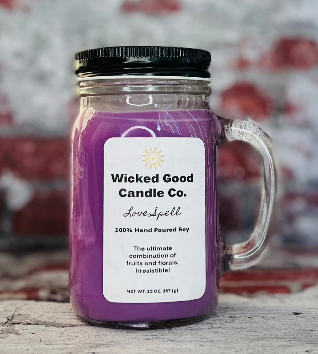 13 oz Mason Jar Candle - Choose Your Scent