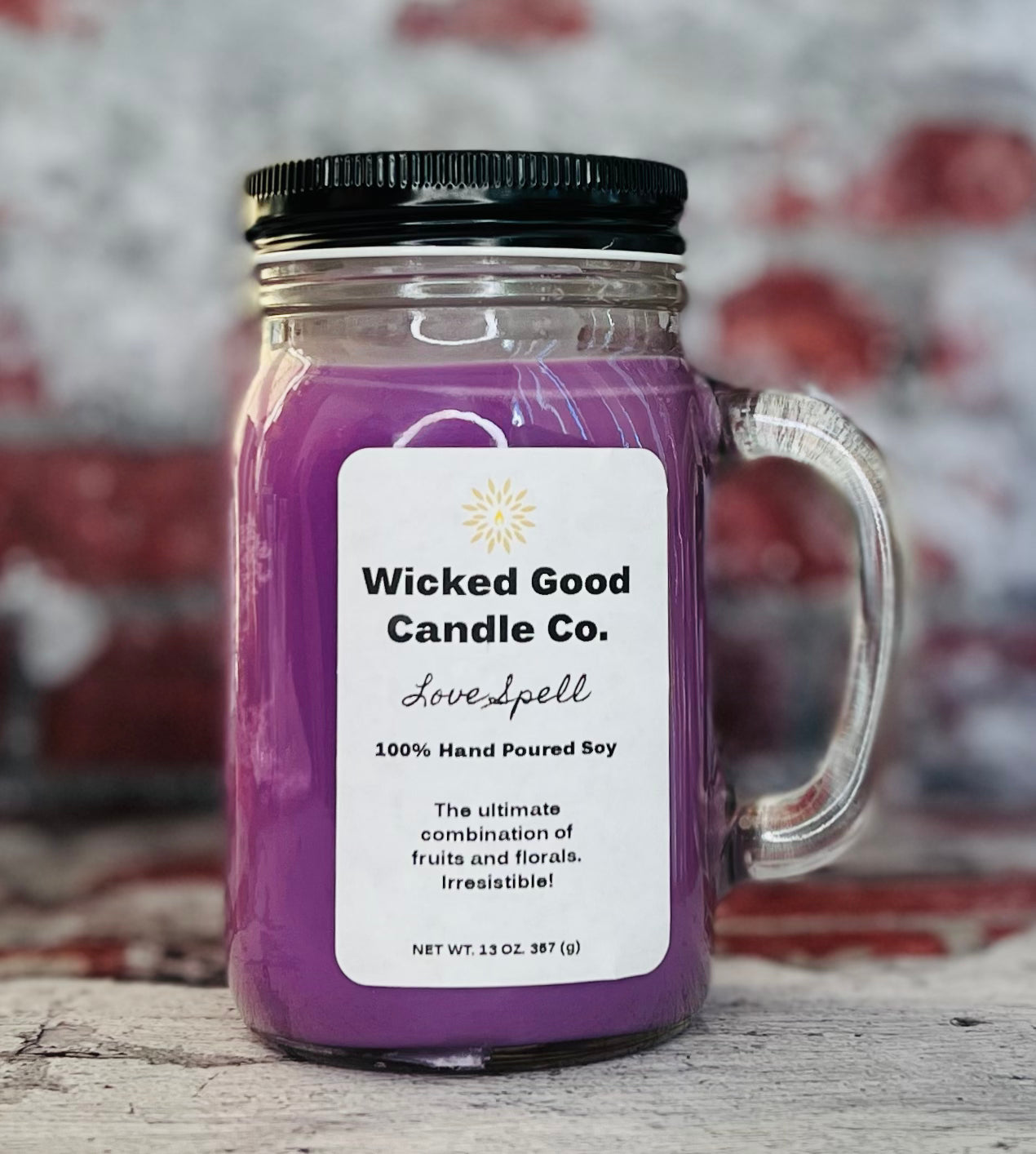 13 oz Mason Jar Candle - Choose Your Scent