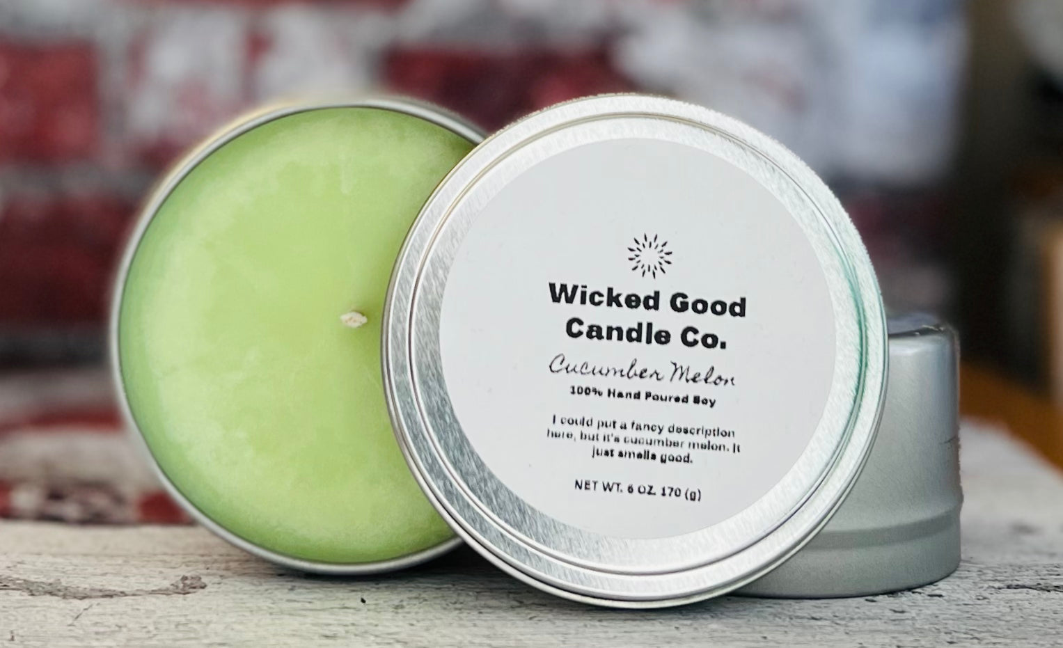 8 oz Candle Tin - Choose Your Scent