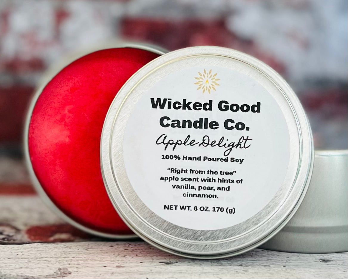 8 oz Candle Tin - Choose Your Scent