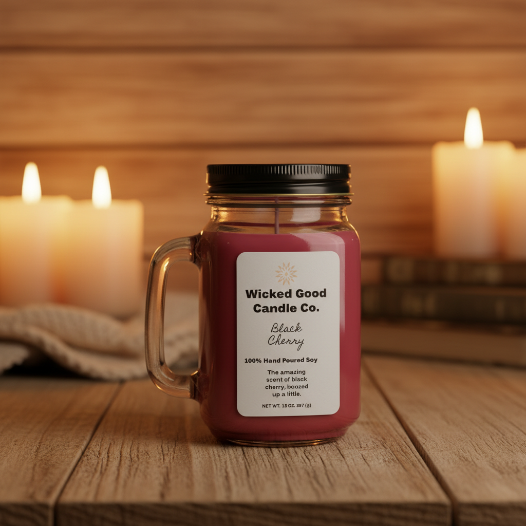 Mason Jar Candle 1