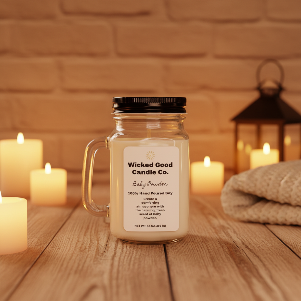Mason Jar Candle 11