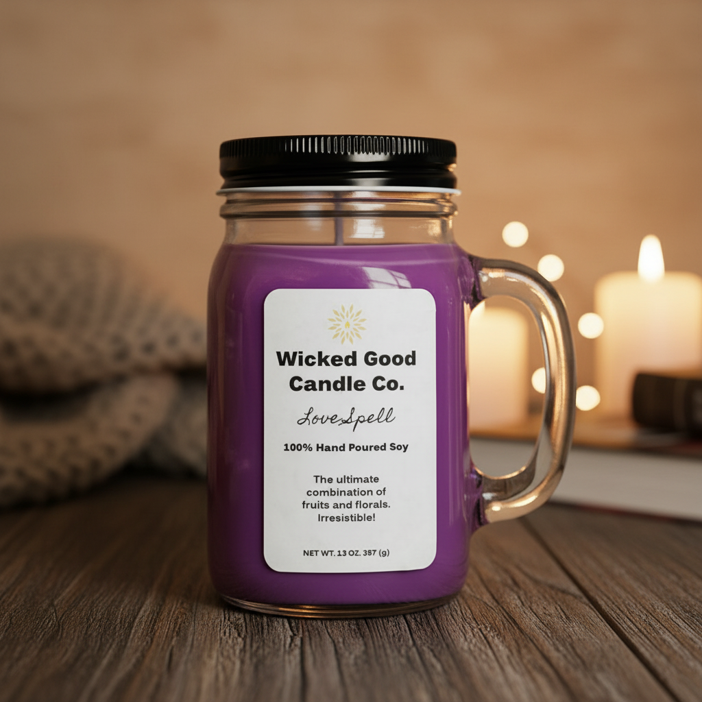 Mason Jar Candle 4