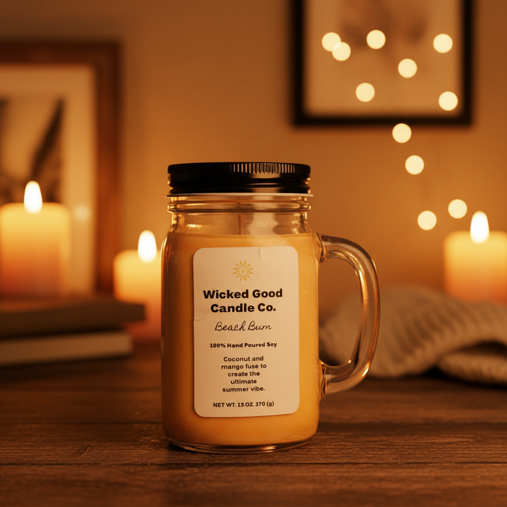 Mason Jar Candle 5