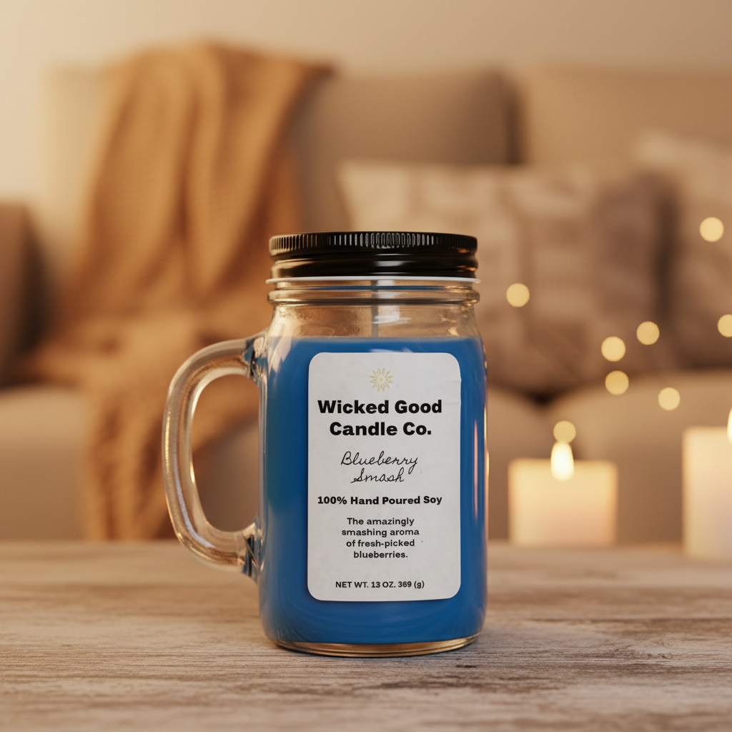 Mason Jar Candle 6