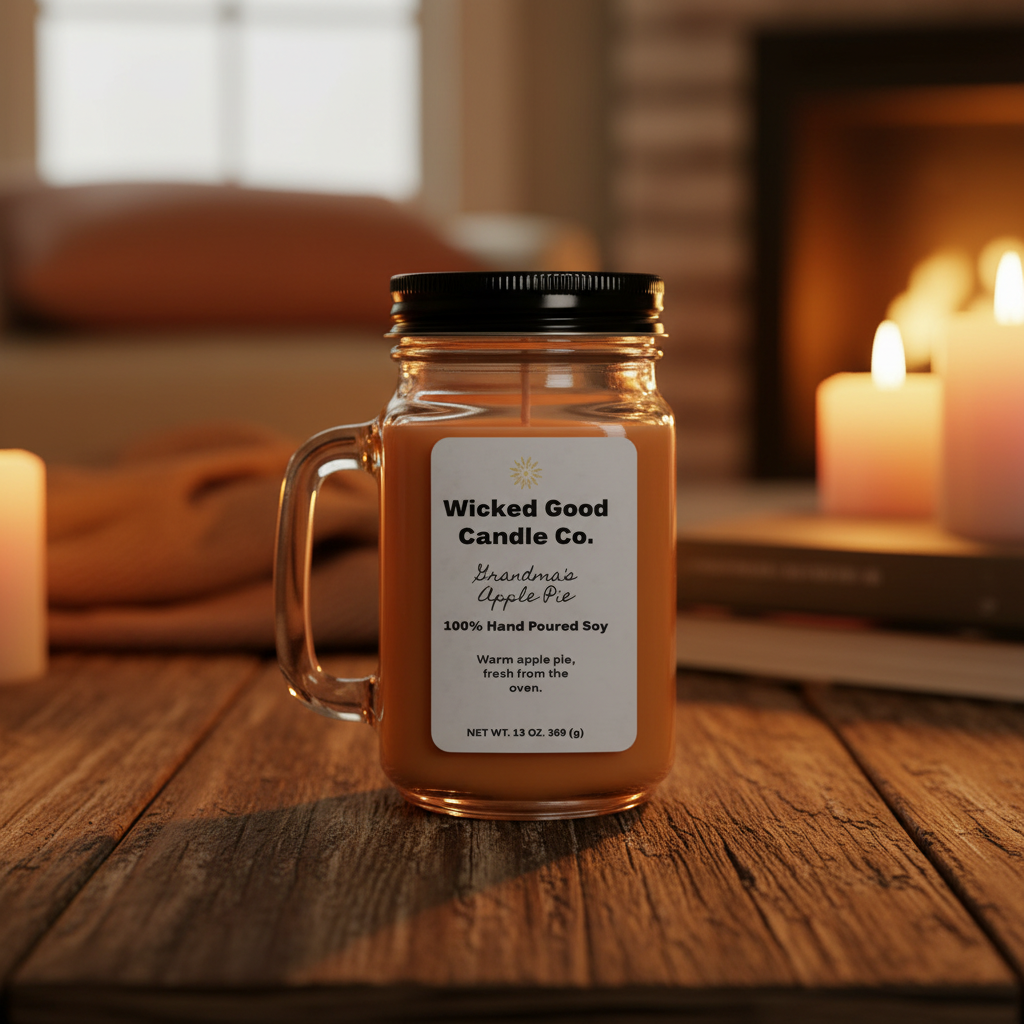 Mason Jar Candle 8